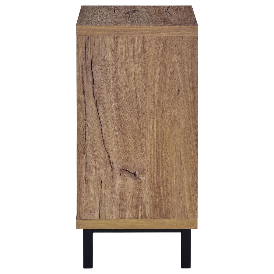 Teller 1-door Entryway Shoe Storage Bench Natural Oak view 5