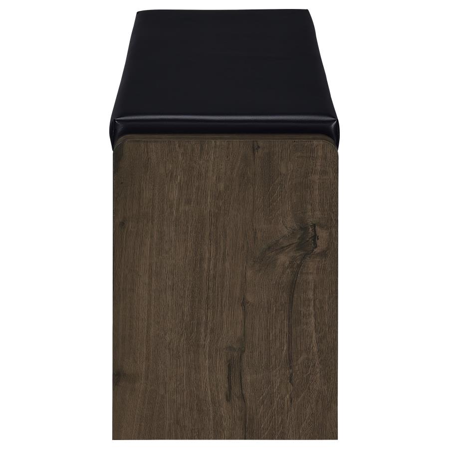 Arrington Storage Bench Smoked Oak view 5