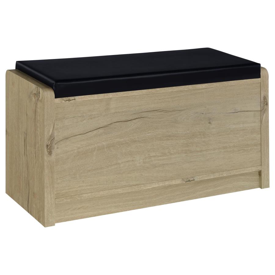Arrington Storage Bench White Oak view 6