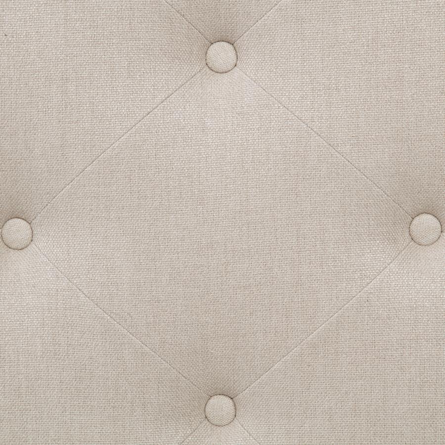 Marsha 52-inch Upholstered Entryway Accent Bench Latte view 6