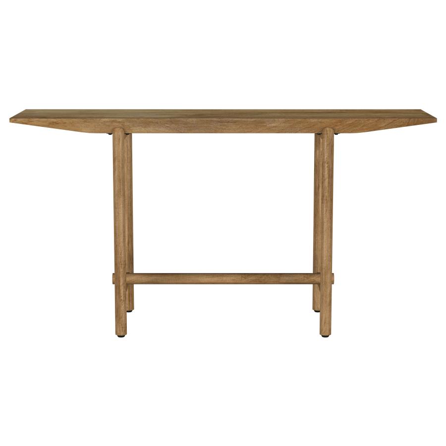 Darius Solid Wood Entryway Console Table Natural Mango view 3