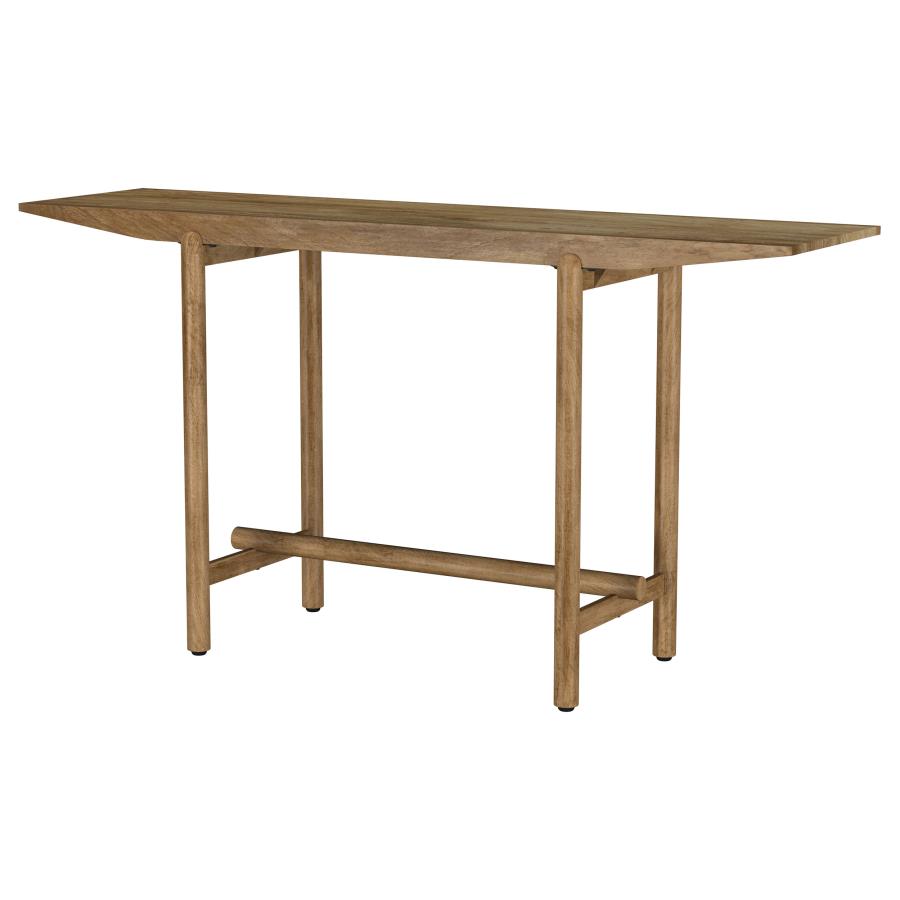 Darius Solid Wood Entryway Console Table Natural Mango view 4