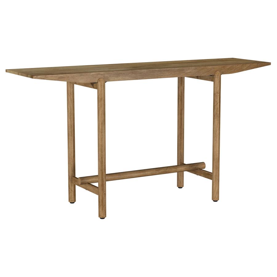 Darius Solid Wood Entryway Console Table Natural Mango view 6