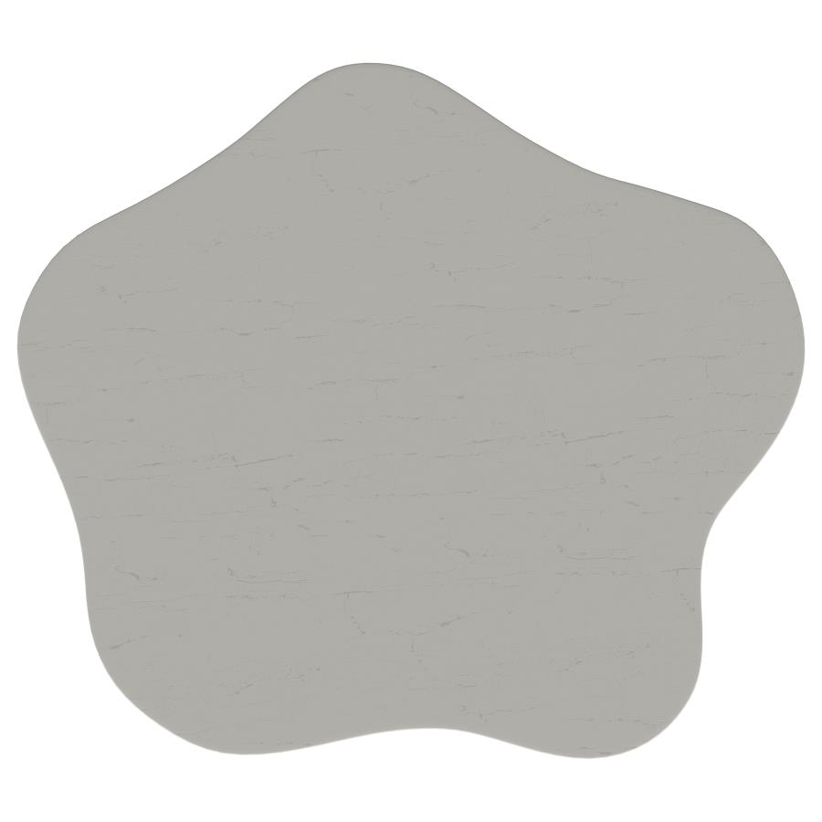 Perth 20-inch Side Table with Cloud-Shaped Top Off White view 4