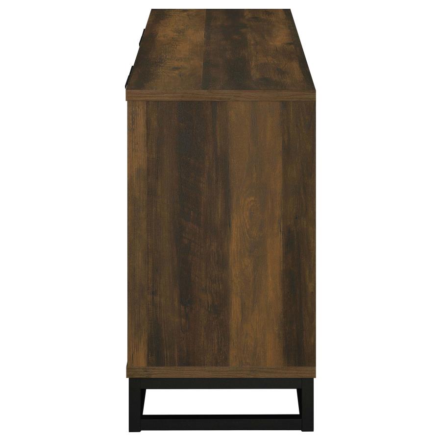 Ryatt 4-door Engineered Wood Accent Cabinet Dark Pine view 6