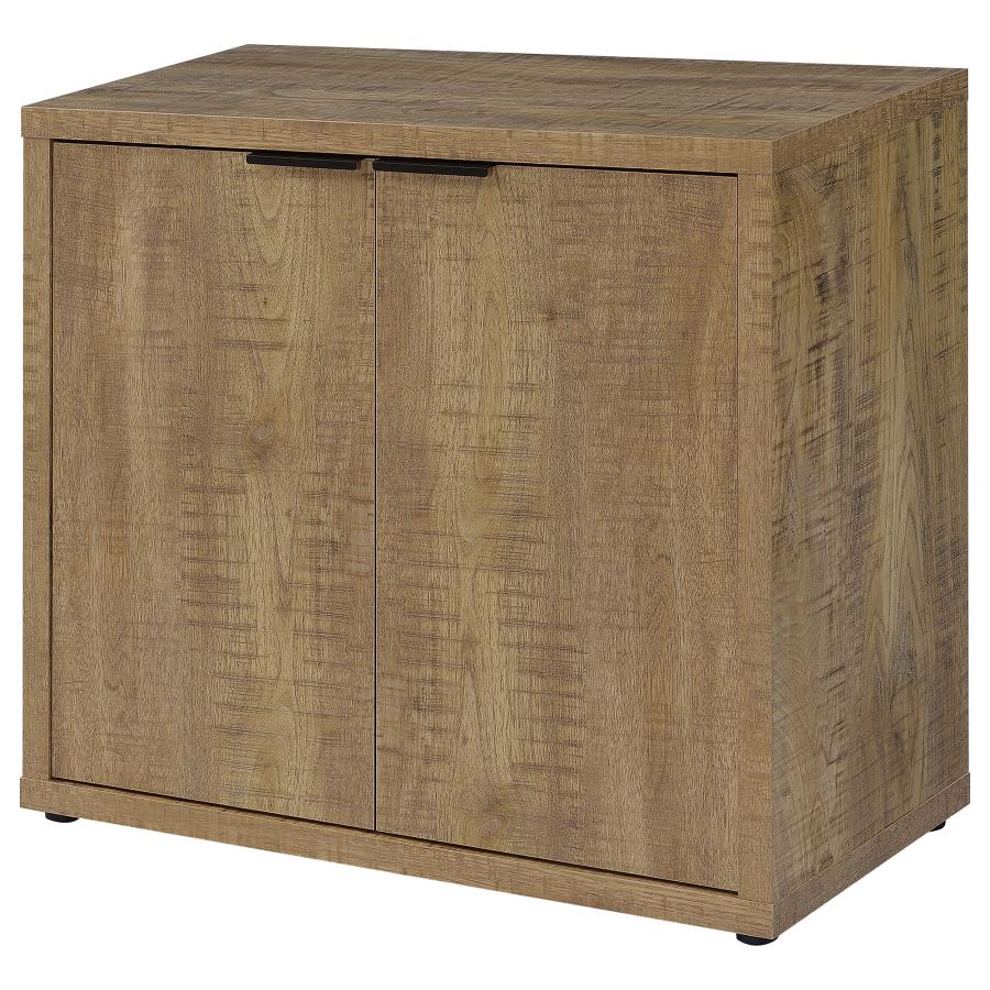 Pepita 2-door Engineered Wood Accent Cabinet Mango Brown view 4