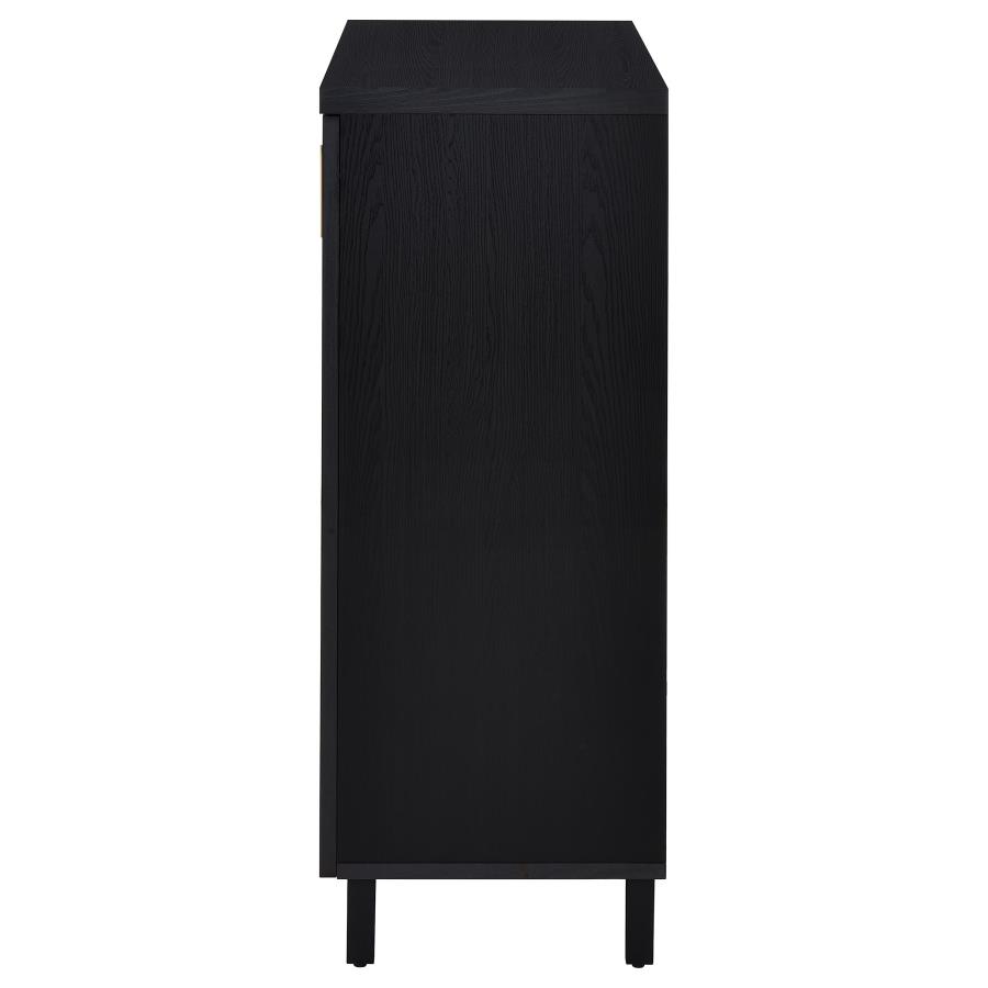 Brixton 2-door Entryway Shoe Storage Cabinets Black view 5
