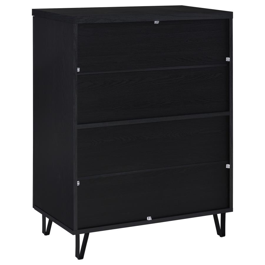 Brixton 2-door Entryway Shoe Storage Cabinets Black view 6