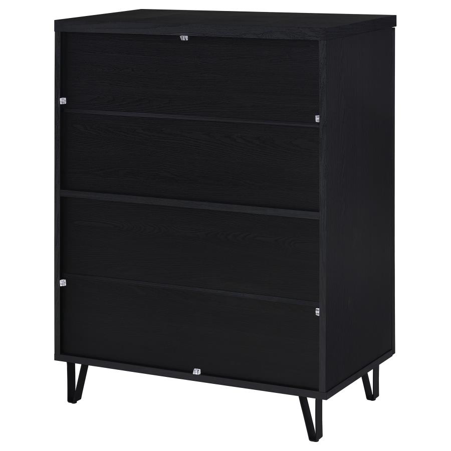 Brixton 2-door Entryway Shoe Storage Cabinets Black view 7