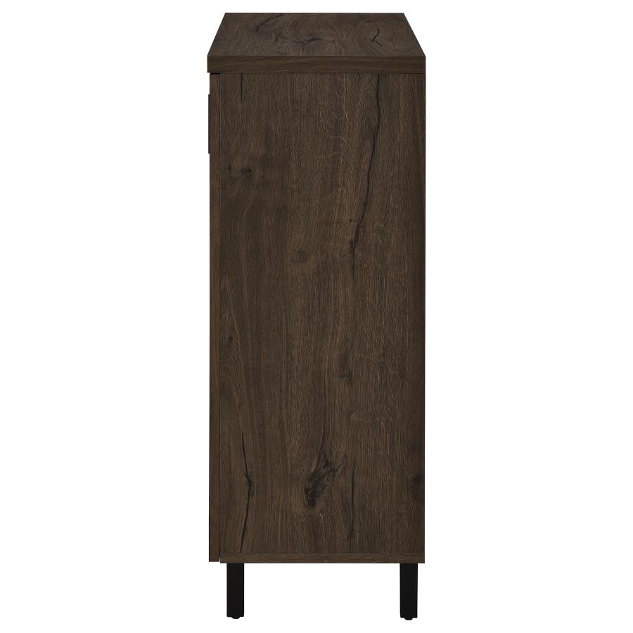 Brixton 2-door Entryway Shoe Storage Cabinets Smoked Oak view 6