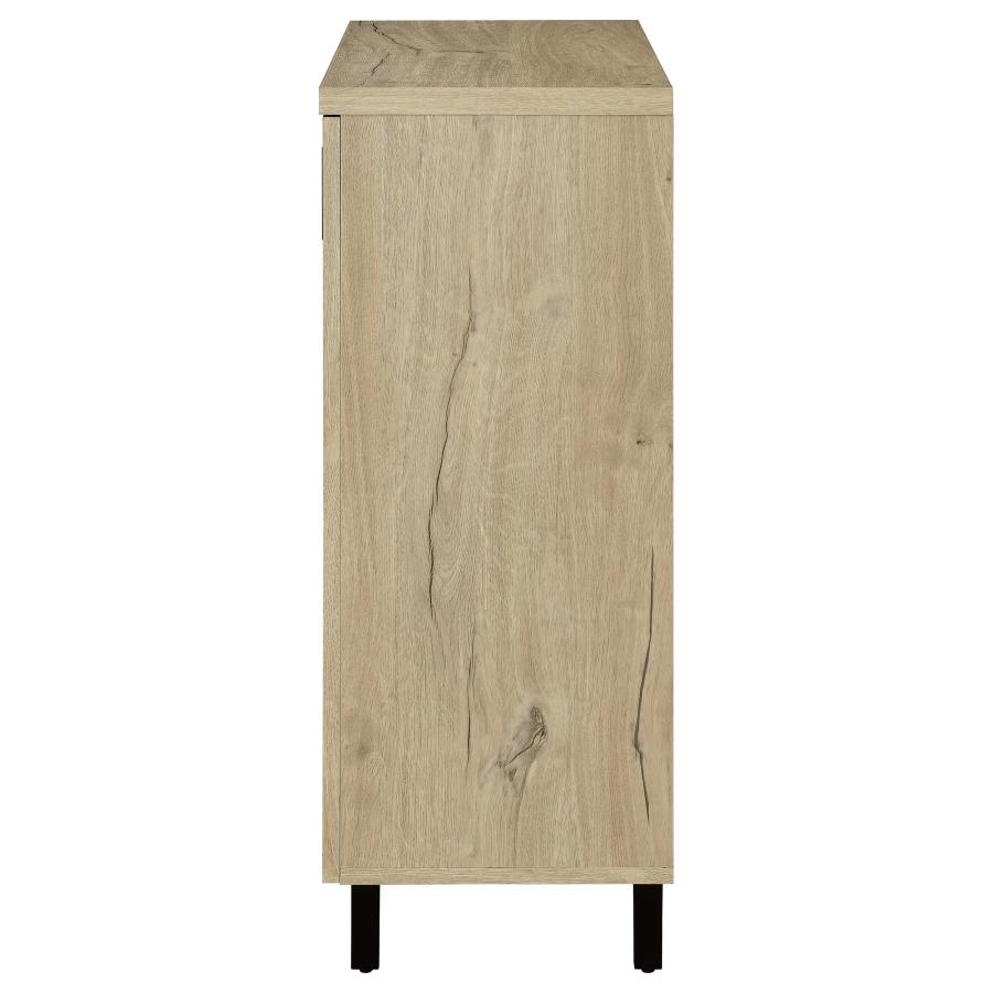 Brixton 2-door Entryway Shoe Storage Cabinets White Oak view 6