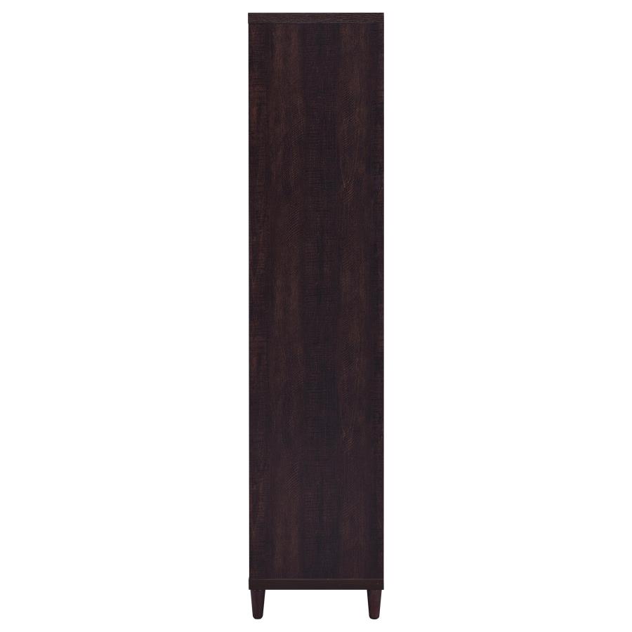 Wadeline 2-door Tall Accent Storage Cabinet Rustic Tobacco view 5