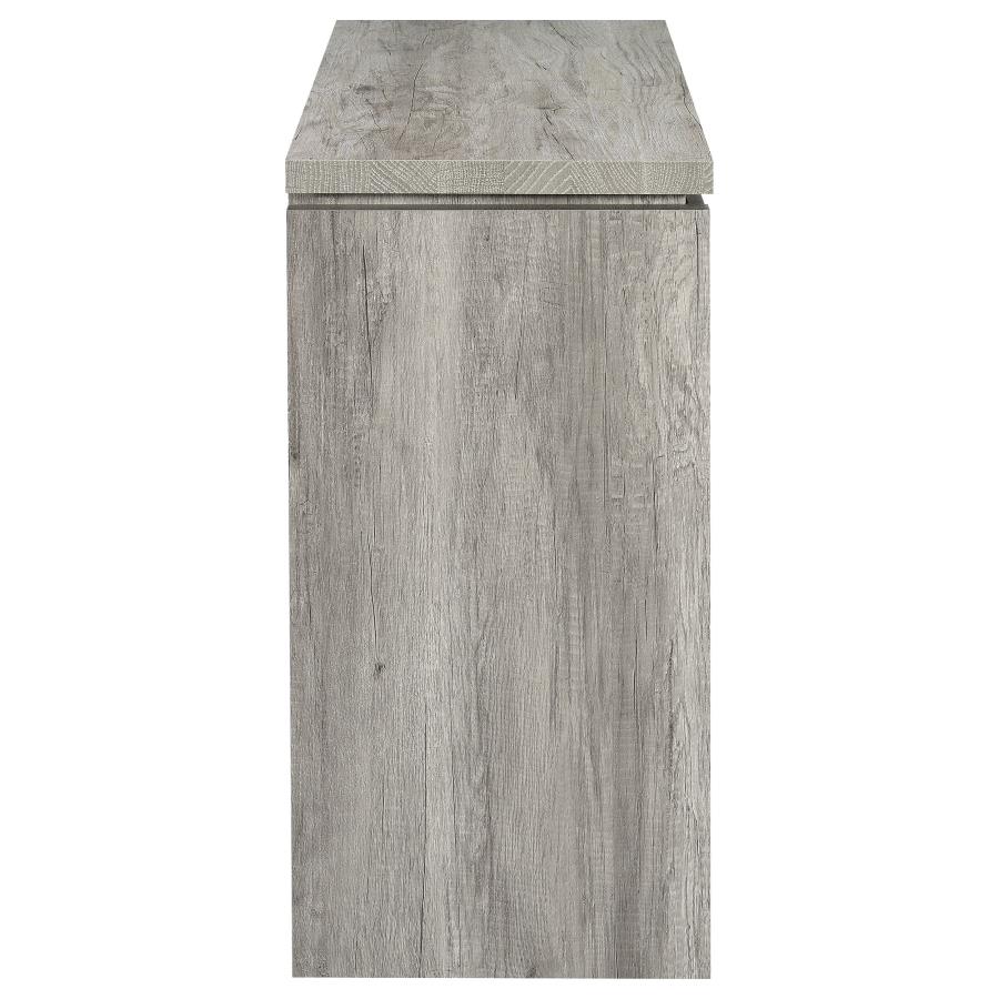 Enoch 2-door Engineered Wood Accent Cabinet Grey Driftwood view 6