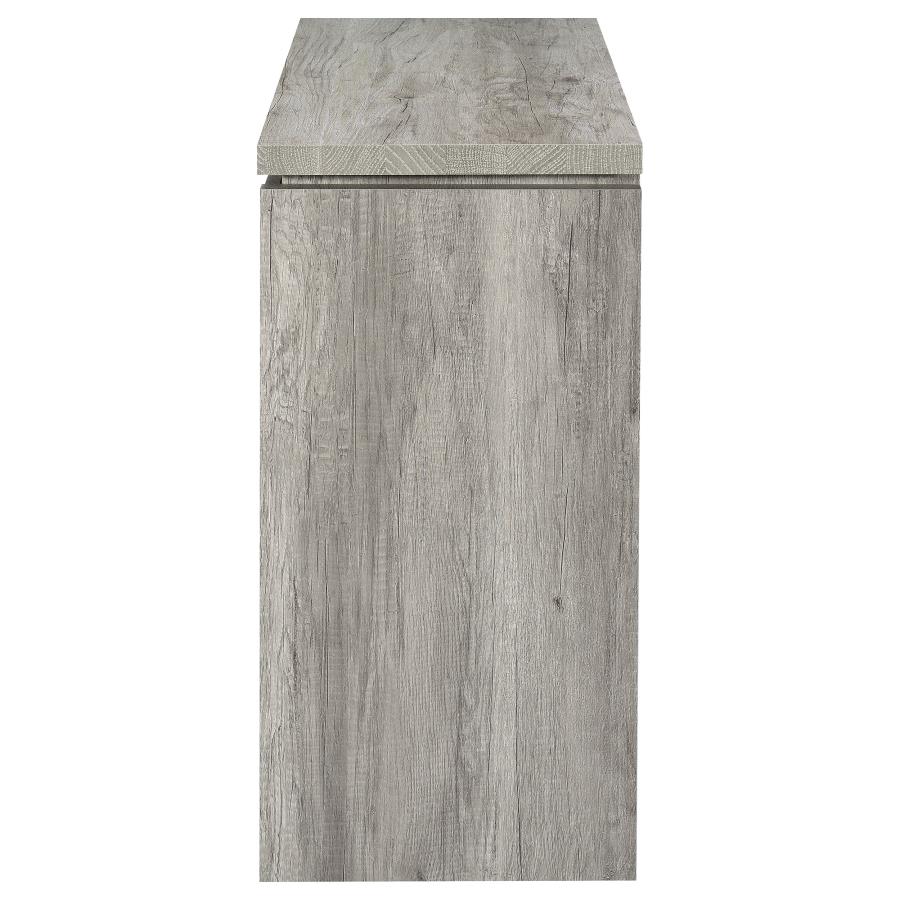 Enoch 2-door Engineered Wood Accent Cabinet Grey Driftwood view 7