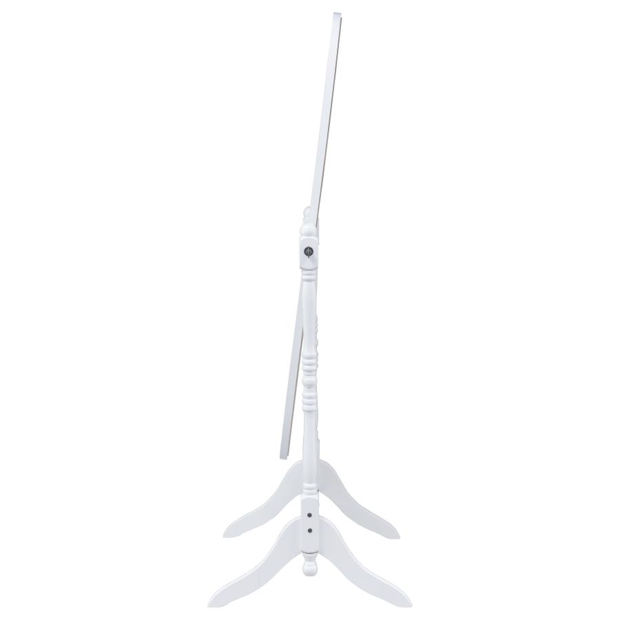 Foyet Wood Adjustable Full Length Cheval Mirror White view 4