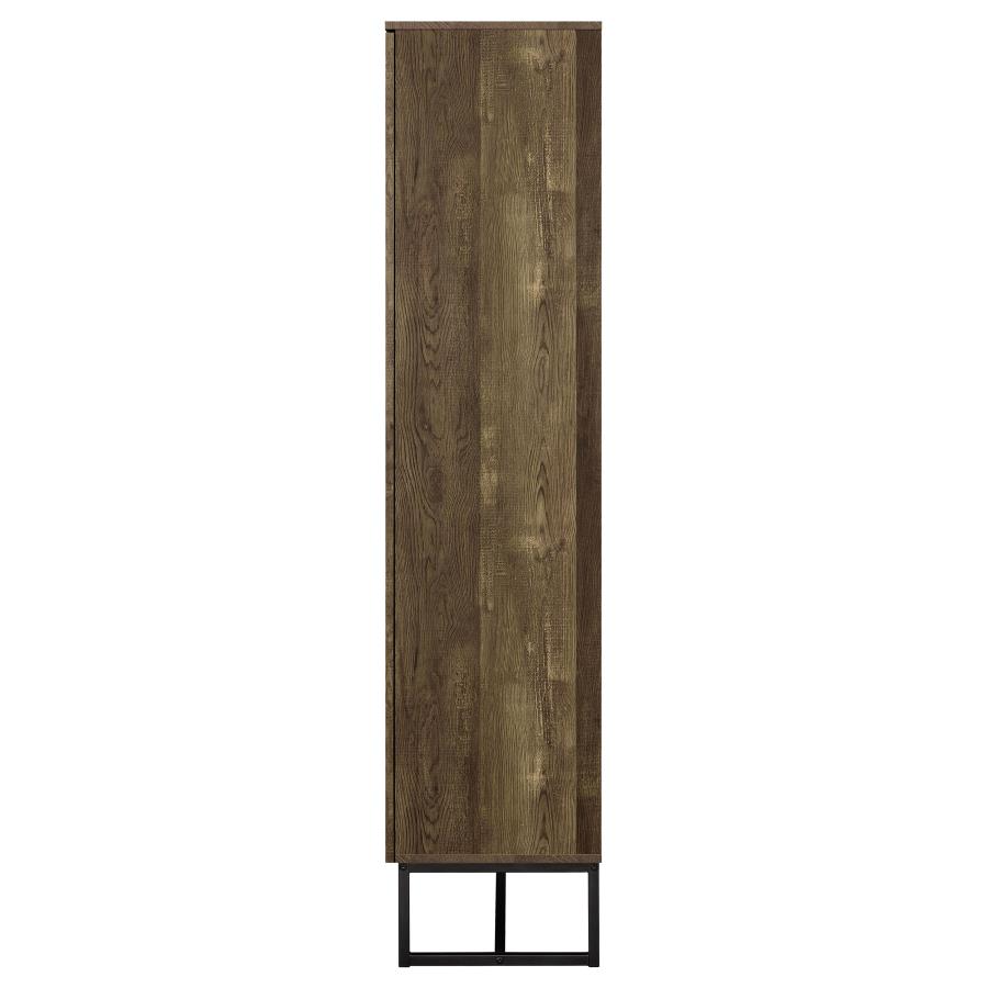 Carolyn 2-door Engineered Wood Accent Cabinet Rustic Oak view 6