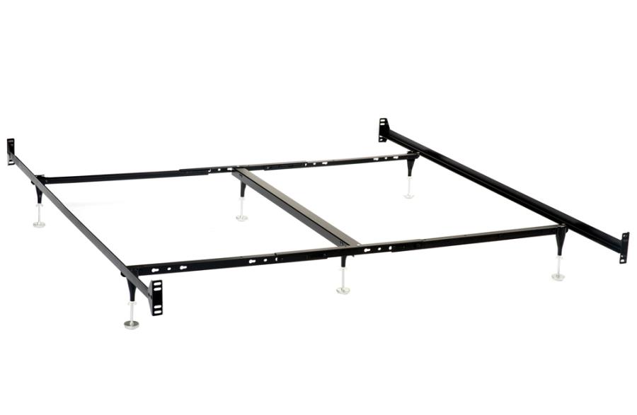 Esme Queen or E King Bed Frame Black (Headboard & Footboard) view 2