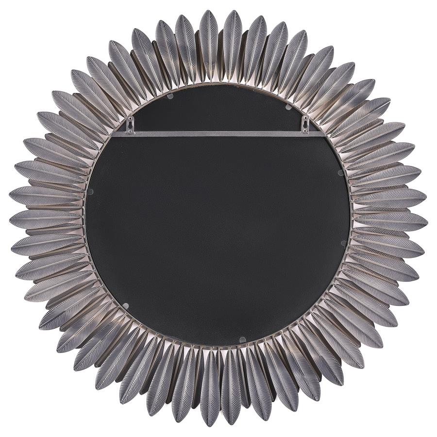 Tuscany 35 x 35 Inch Sunburst Wall Mirror Gold view 3