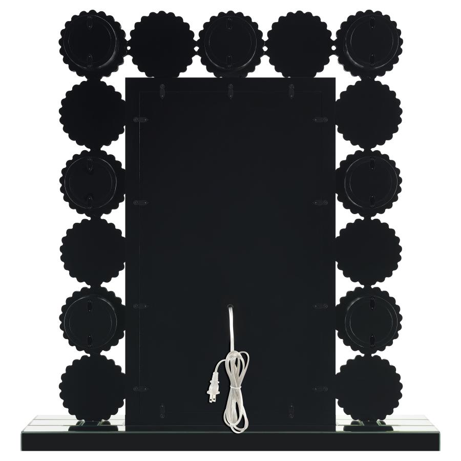 Aghes Vanity Mirror with Lighting Silver view 5