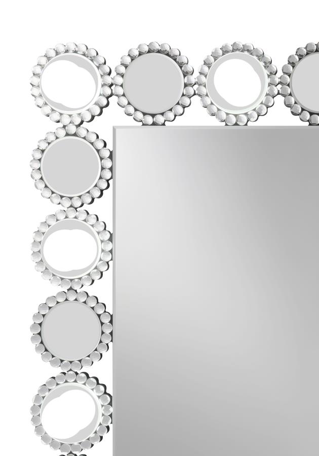 Aghes Vanity Mirror with Lighting Silver view 6