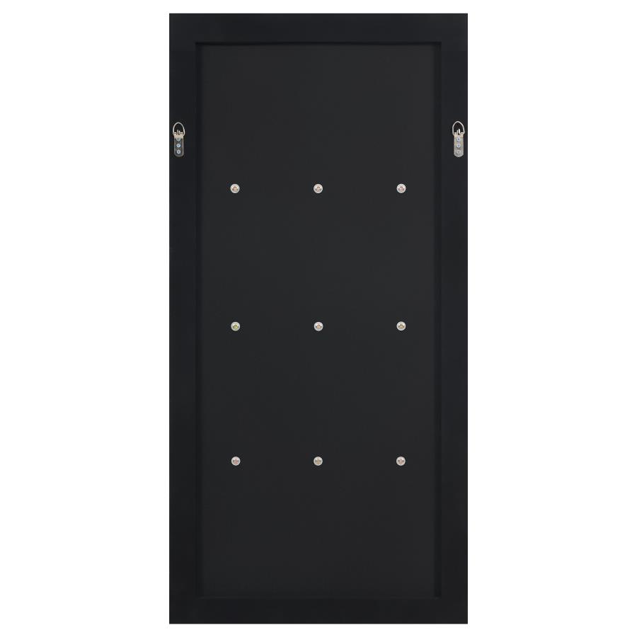 Oriel 24 x 47 Inch Rectangular 3-Shelf Wall Mirror Silver view 4