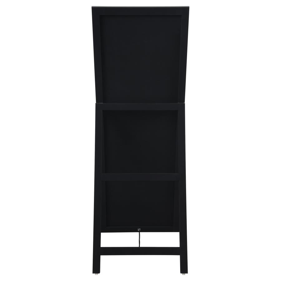 Soline 22 x 61 Inch Framed Standing Floor Mirror Silver view 4