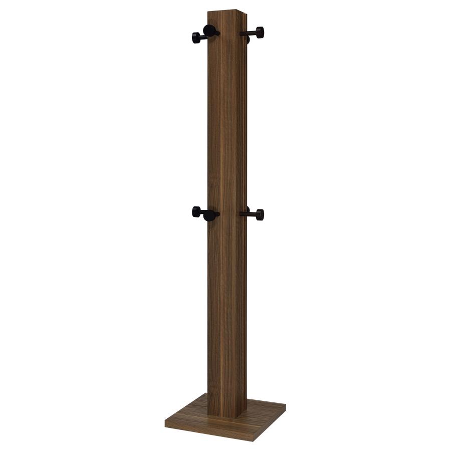 Rikkie Engineered Wood Coat Rack Walnut view 4