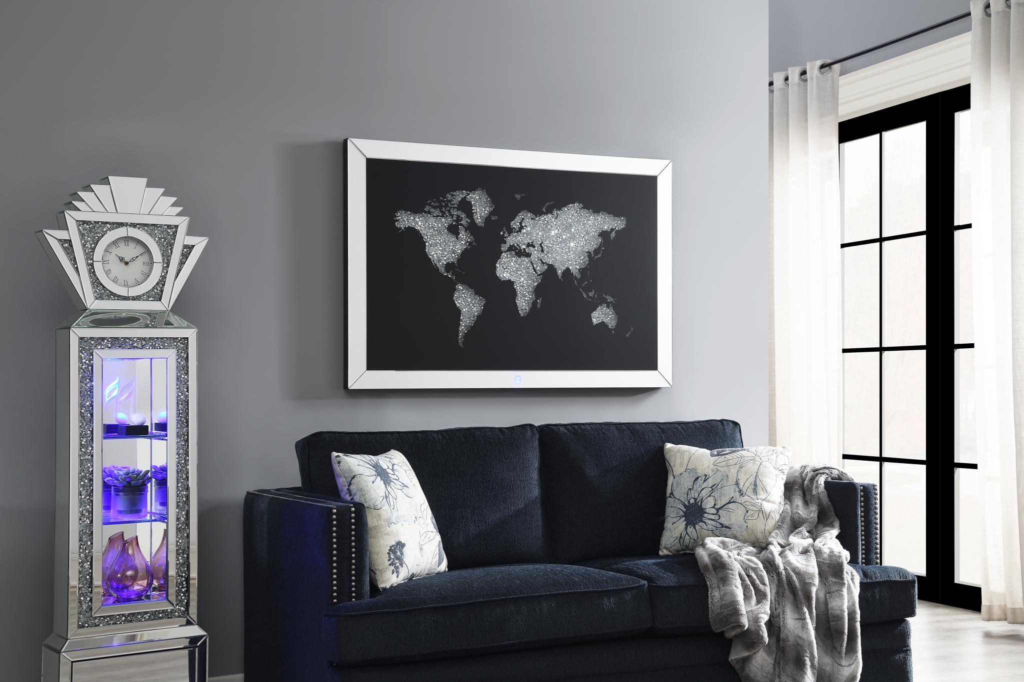 LED WALL ART (WORLD MAP) view 2