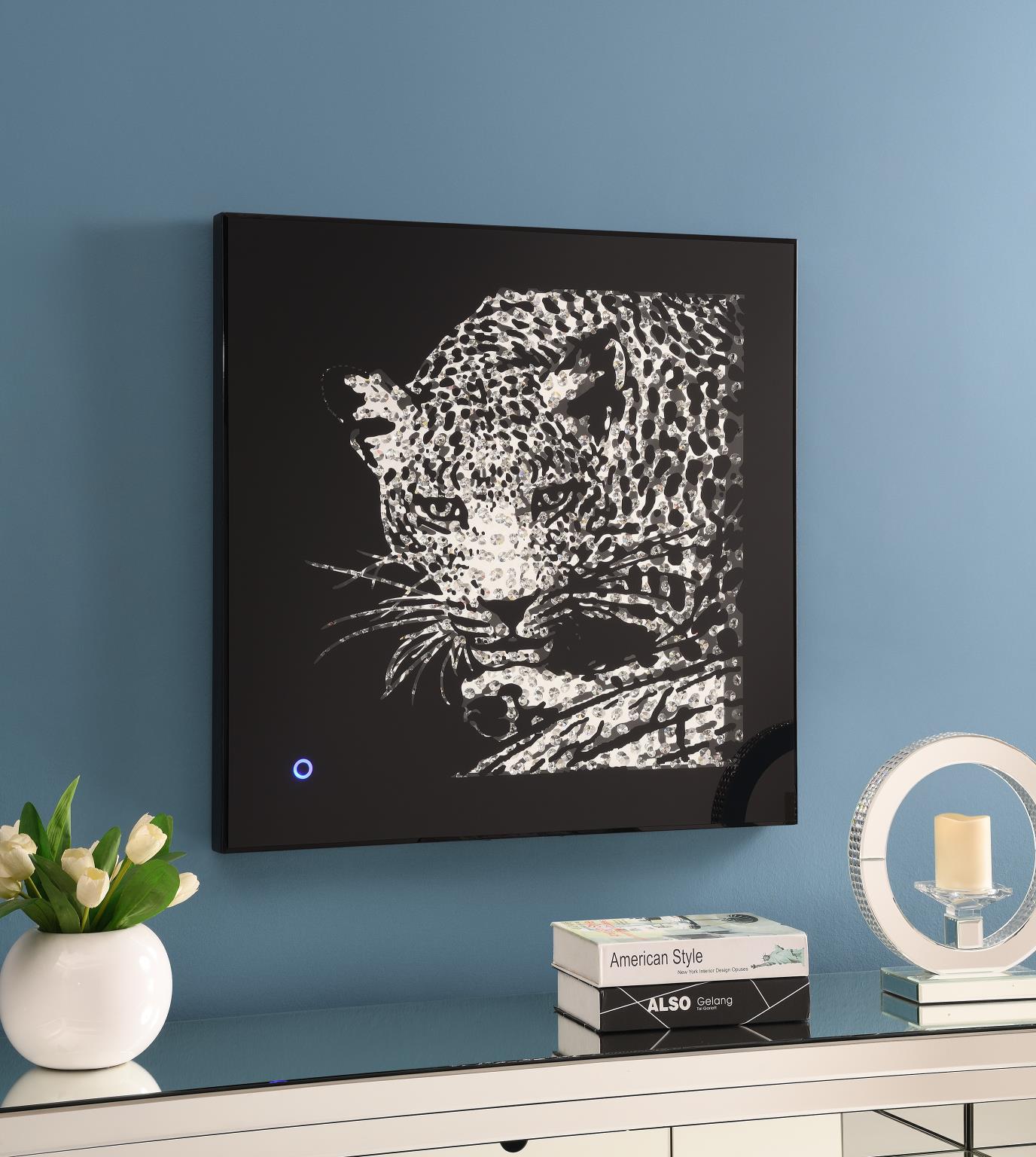 LED WALL ART (LEOPARD) view 2