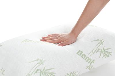 QUEEN SHREDDED BAMBOO MEMORY FOAM PILLOW (SET OF 6 PILLOWS)