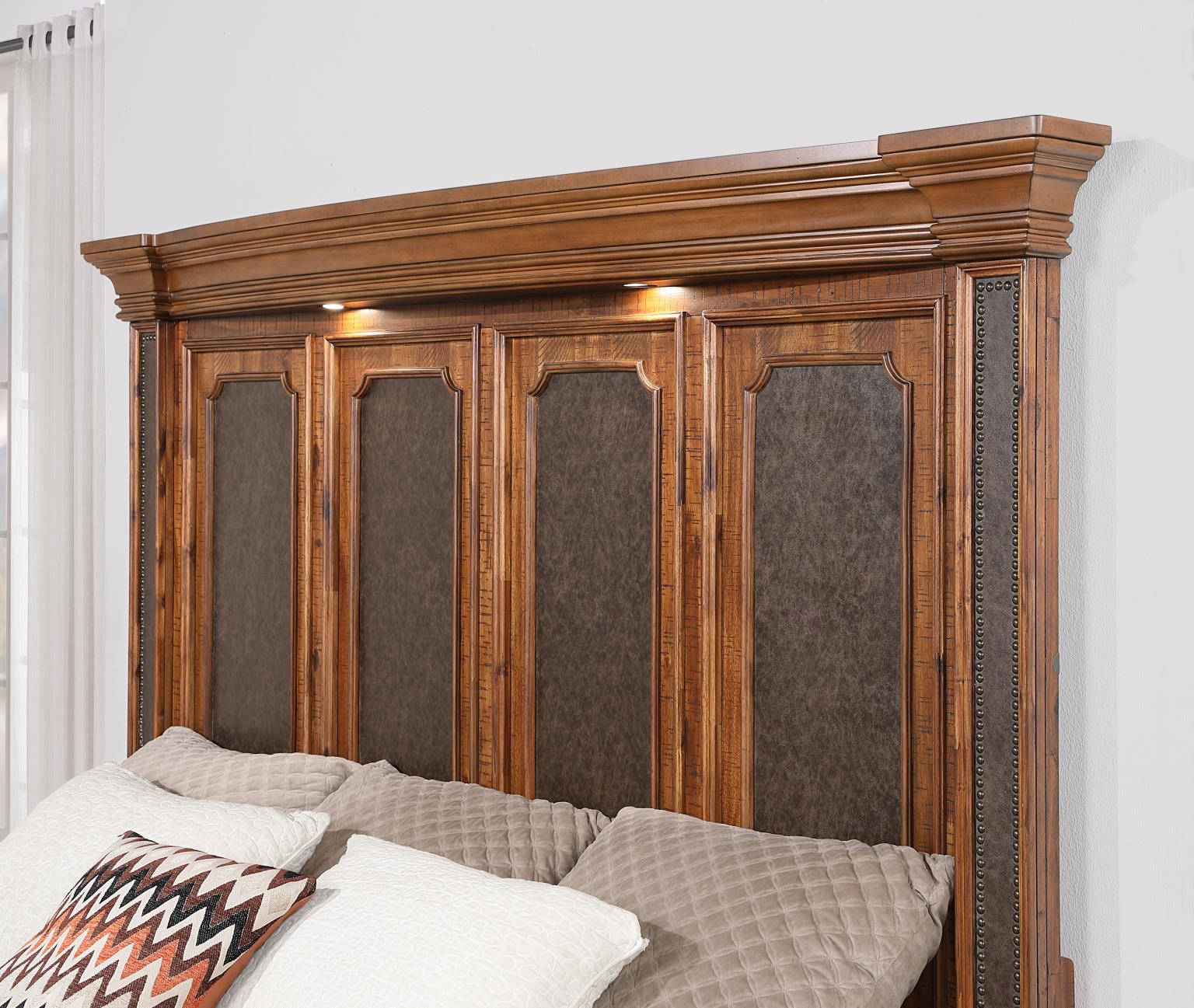 KING BED FRAME - DRESSER - MIRROR view 4