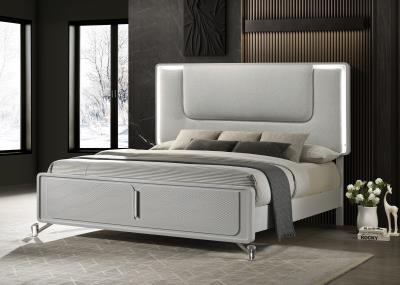 COOL GRAY QUEEN BED