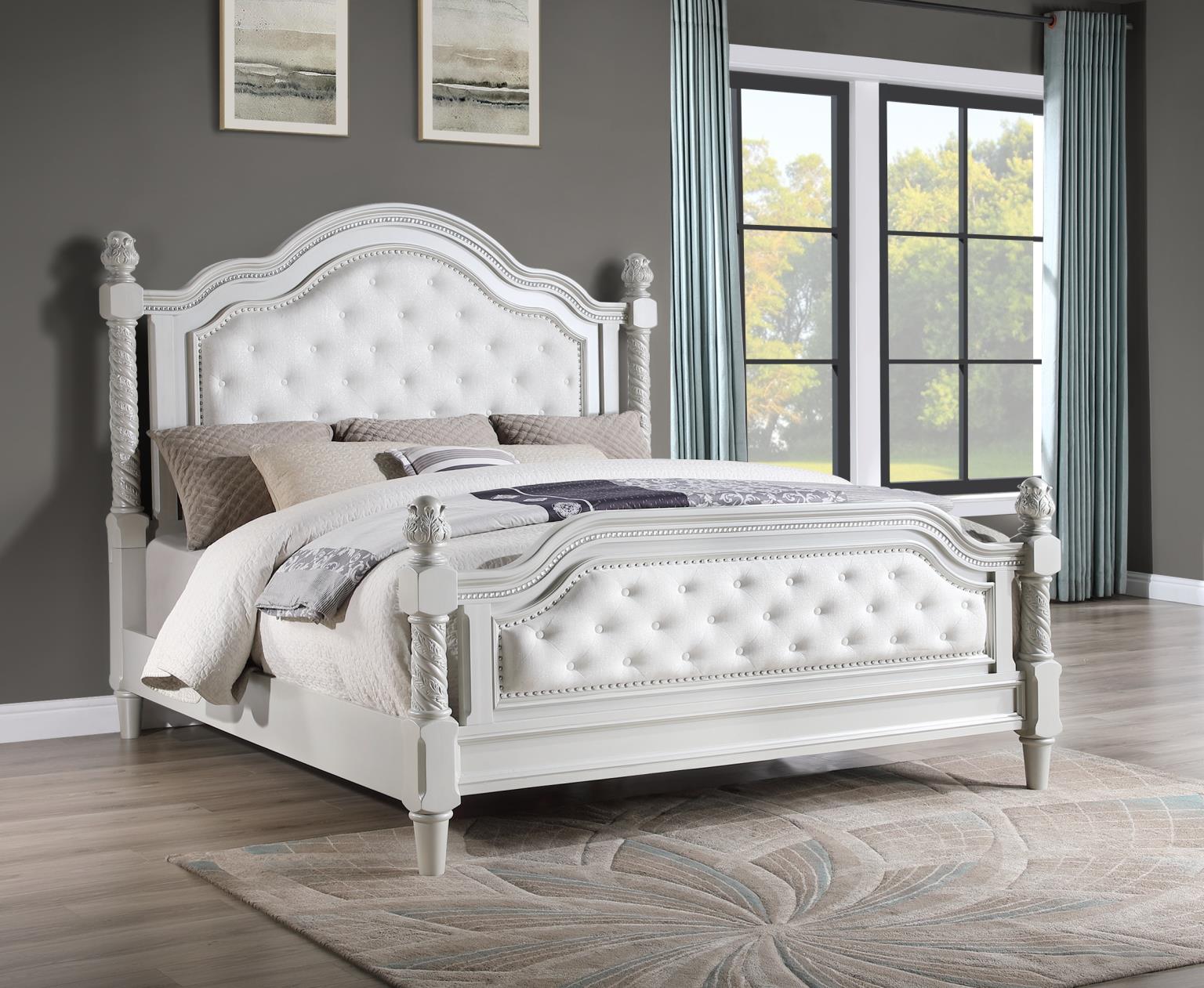KING BED FRAME - DRESSER - MIRROR - CHEST - NIGHTSTAND view 3