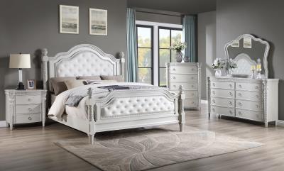KING BED - DRESSER - MIRROR