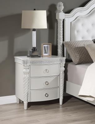 SILVER NIGHT STAND