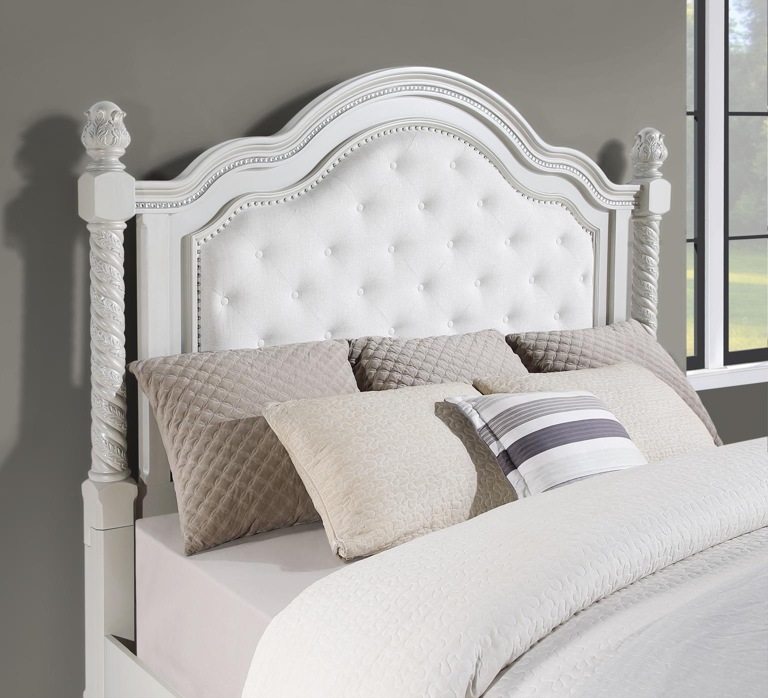 QUEEN BED - DRESSER - MIRROR view 4