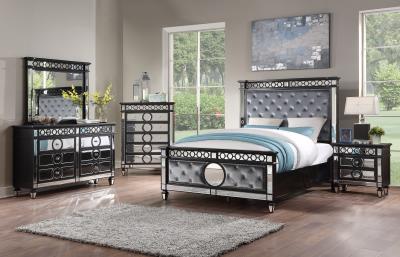 KING BED - DRESSER - MIRROR
