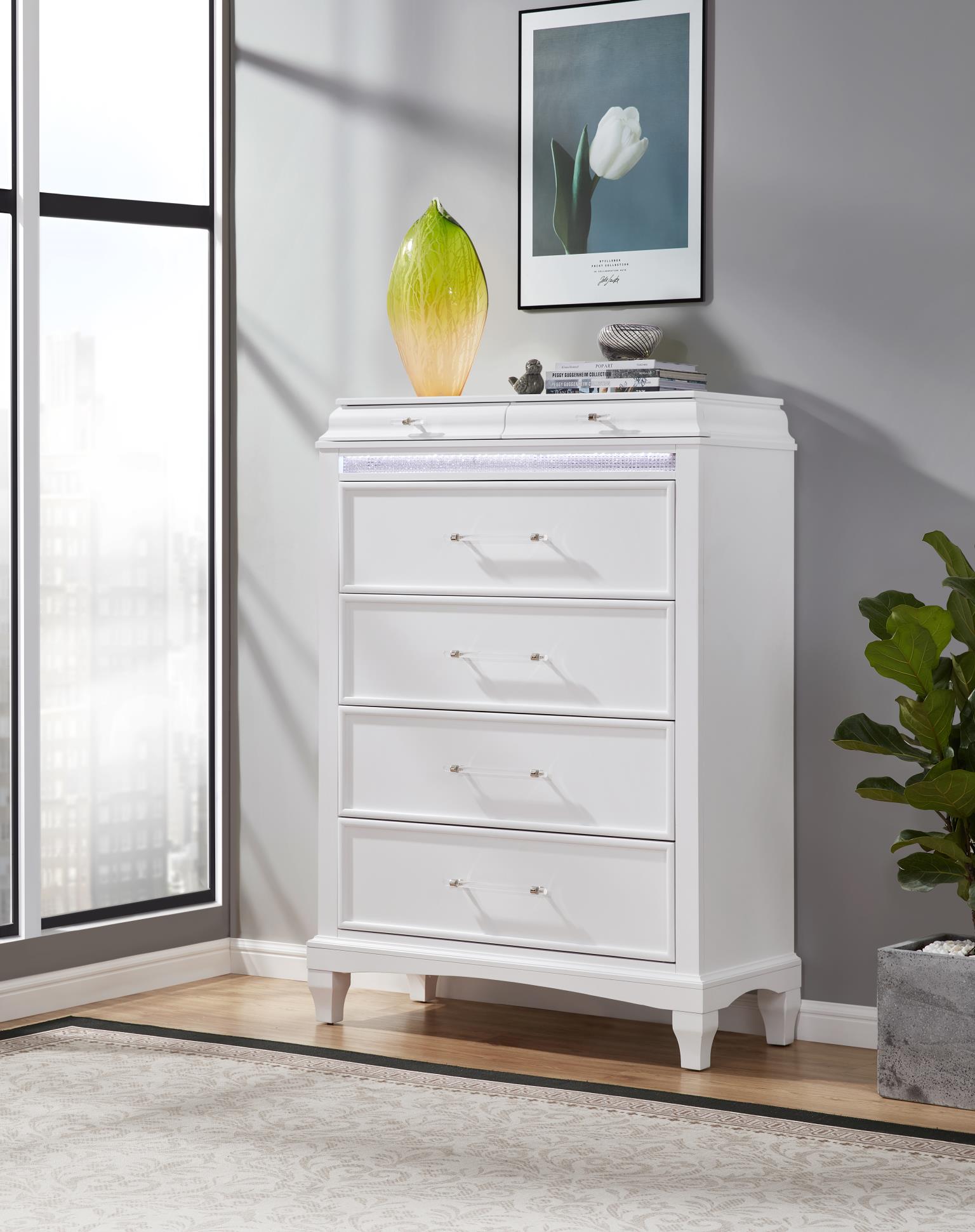 WHITE LED CHEST view 2