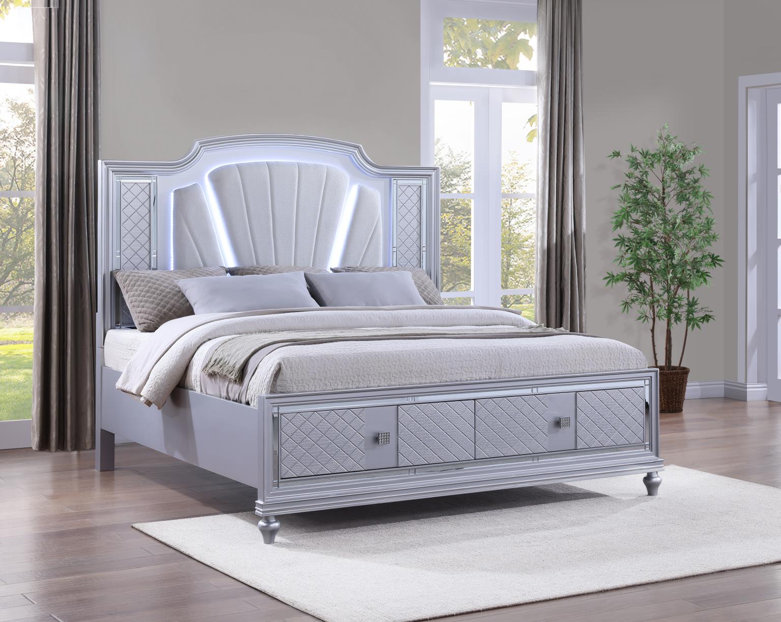 KING BED - DRESSER - MIRROR view 3