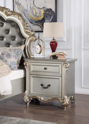 ANTIQUE PLATINUM NIGHTSTAND