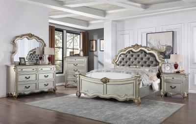 QUEEN BED - DRESSER - MIRROR