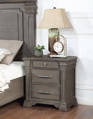 DARK GRAY NIGHT STAND