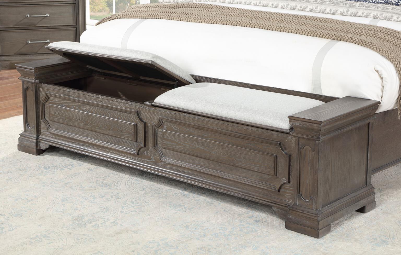 DARK GRAY QUEEN BED view 7