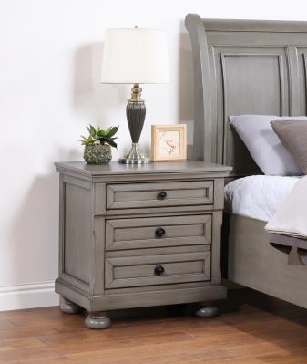 LIGHT GRAY NIGHTSTAND