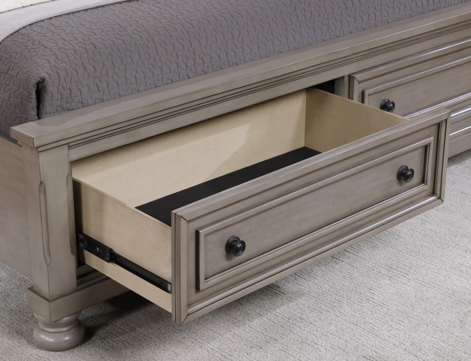 LIGHT GRAY QUEEN BED view 6