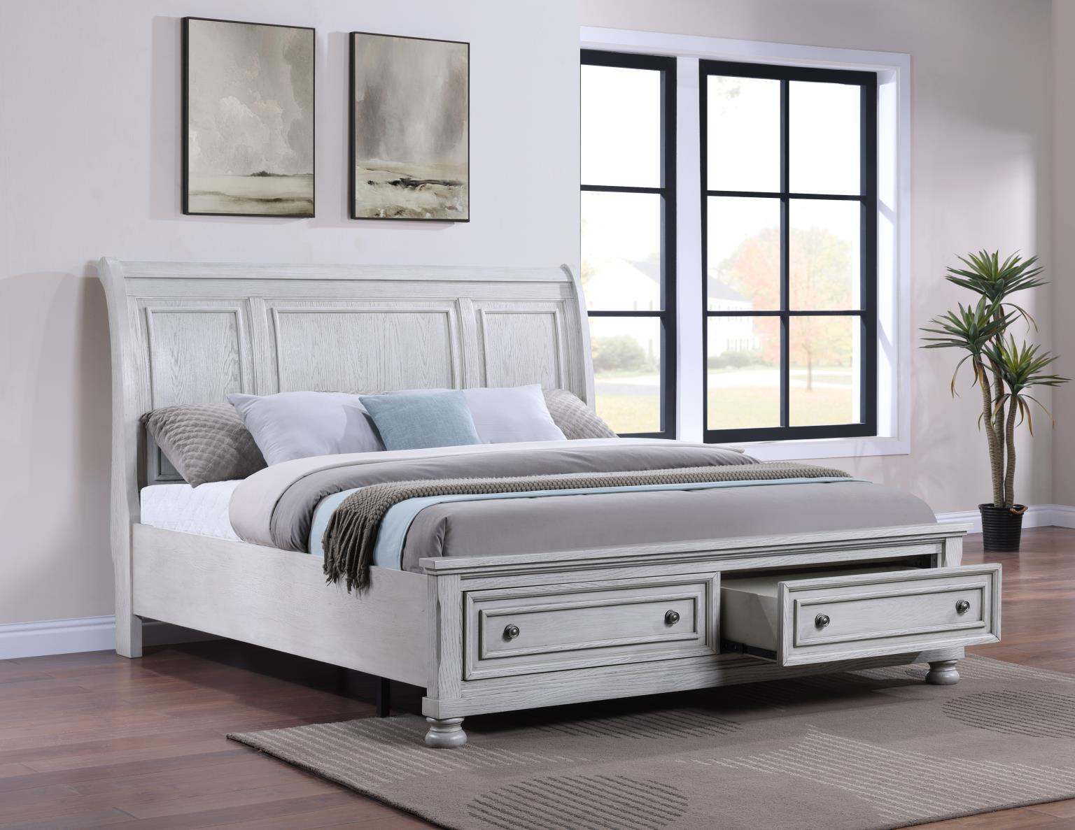 WHITE NIGHTSTAND view 3