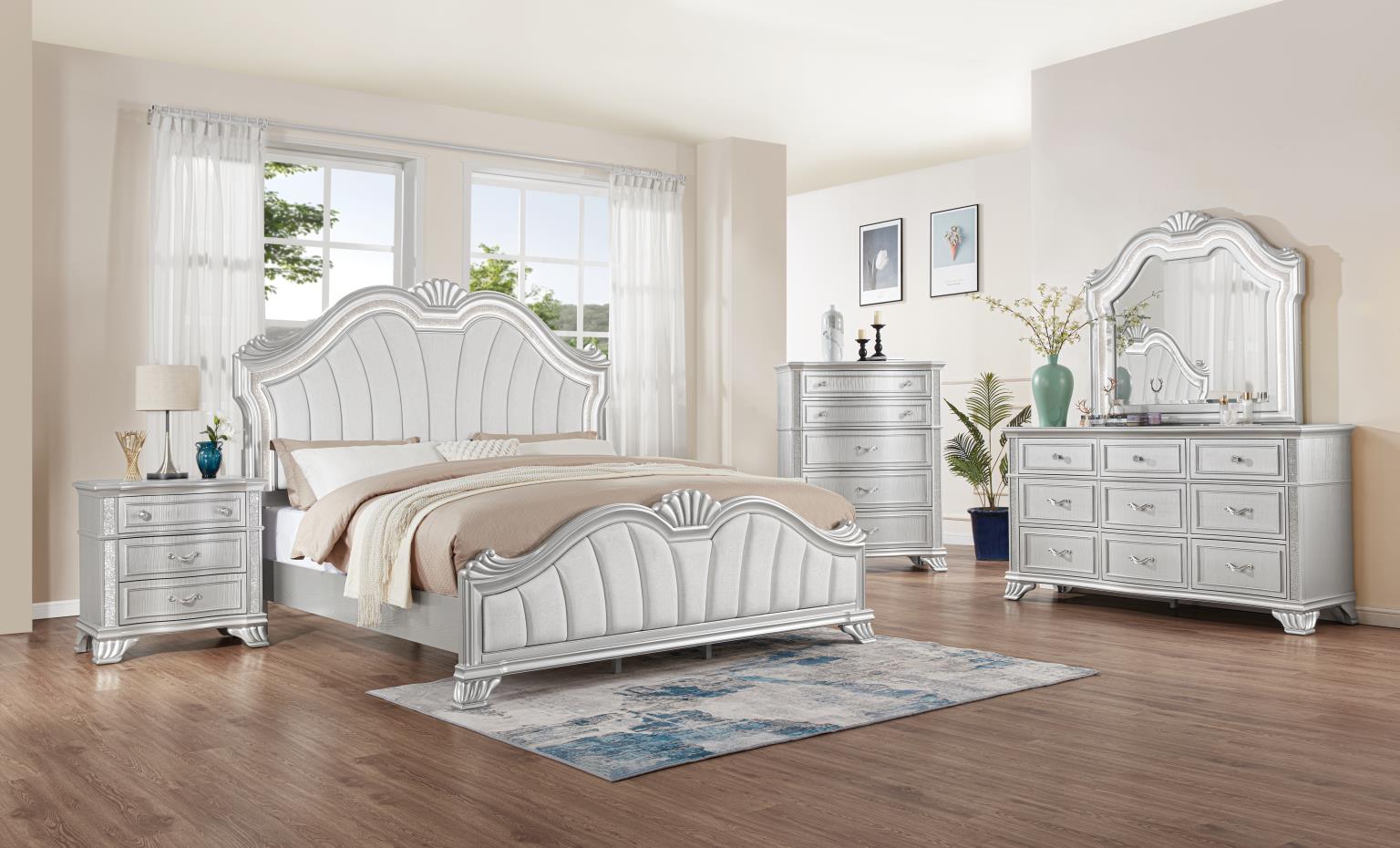 SILVER QUEEN BED view 3