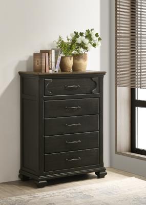 CHARCOAL BLACK CHEST