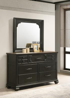 CHARCOAL BLACK DRESSER