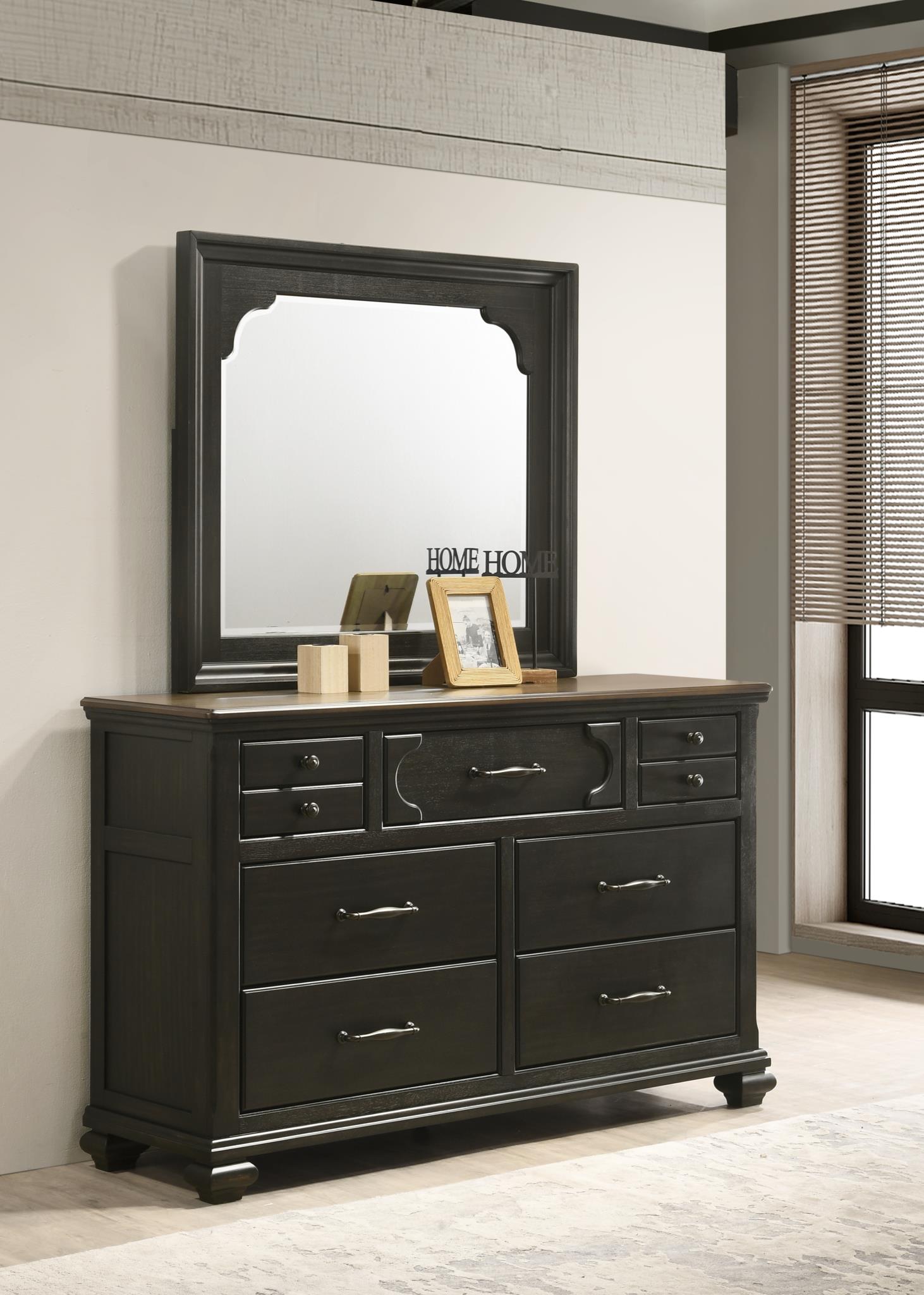 CHARCOAL BLACK DRESSER view 2